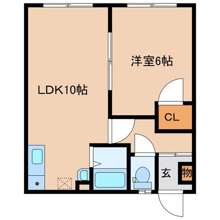 パレスハイツの物件間取画像